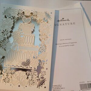 FREE  premium $10  Hallmark wedding card with purchase of $65